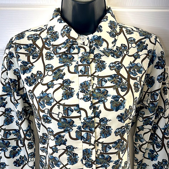 NWT - fresh out the 💼! Journey button, front shirt, printed! Vanilla poppy rein - Picture 3 of 17